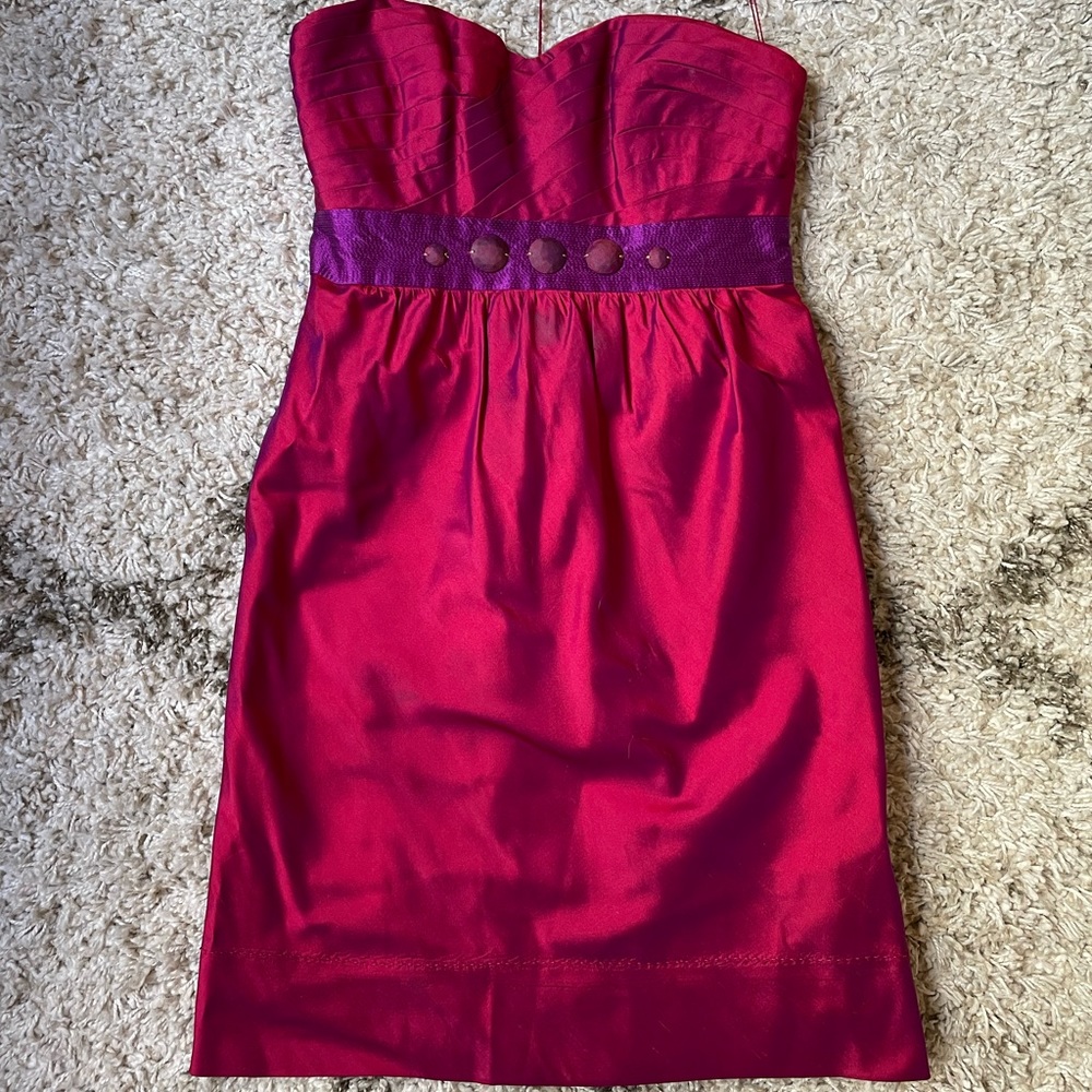 Phoebe Couture silk cocktail dress size 2
